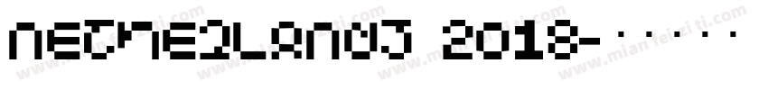 Netherlands 2018字体转换